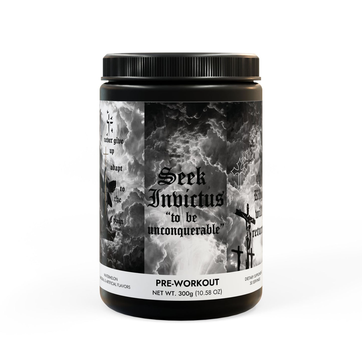 Seek Invictus Pre-Workout Supplement, Watermelon (300g, 10.58oz)