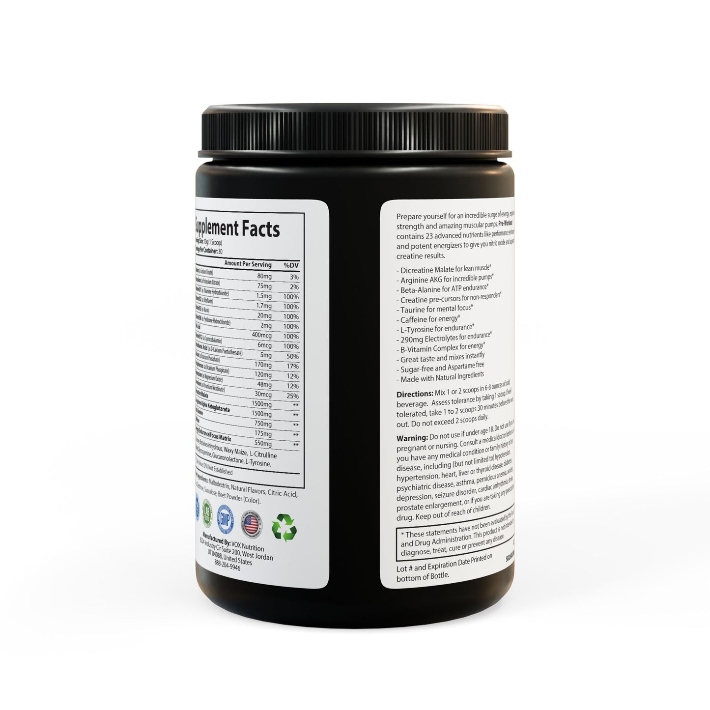 Seek Invictus Pre-Workout Supplement, Watermelon (300g, 10.58oz)
