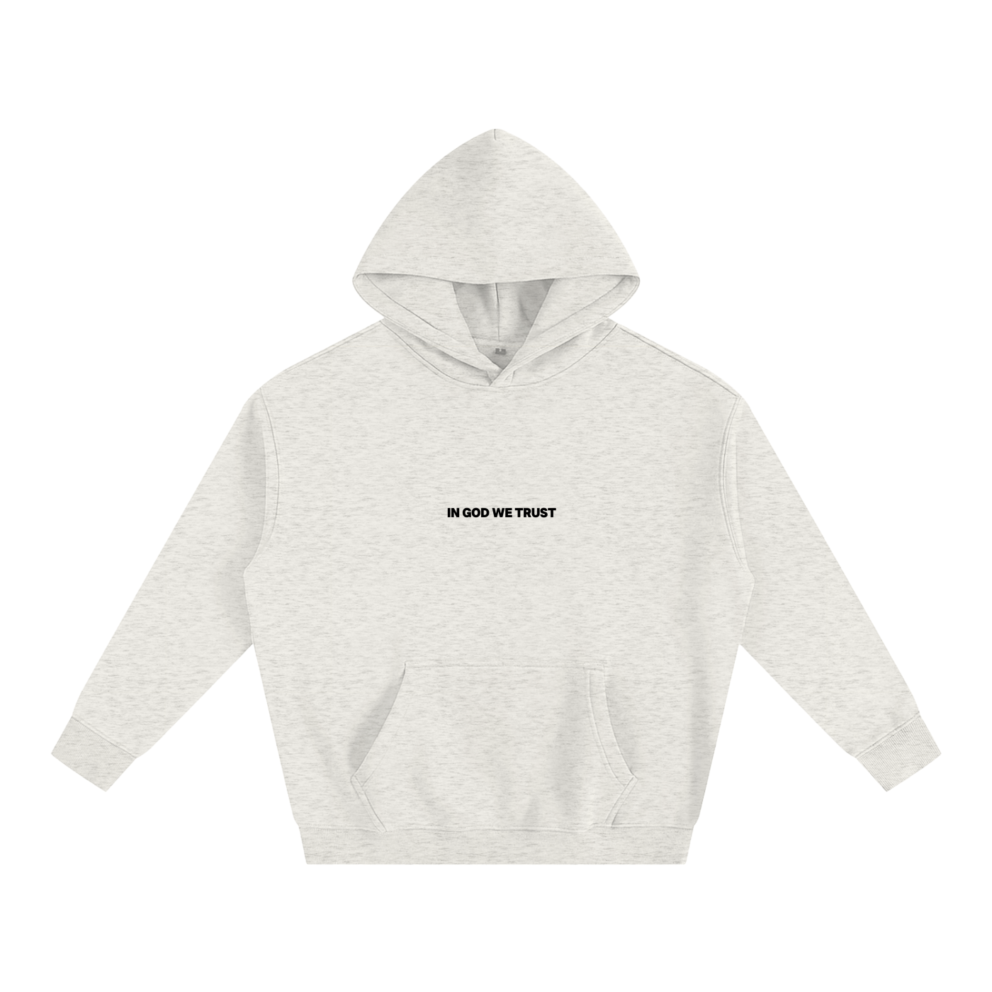 "IN GOD WE TRUST" Oversize Fleeced Hoodie