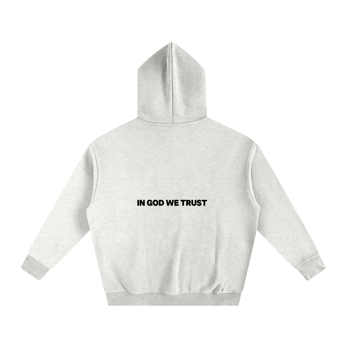 "IN GOD WE TRUST" Oversize Fleeced Hoodie
