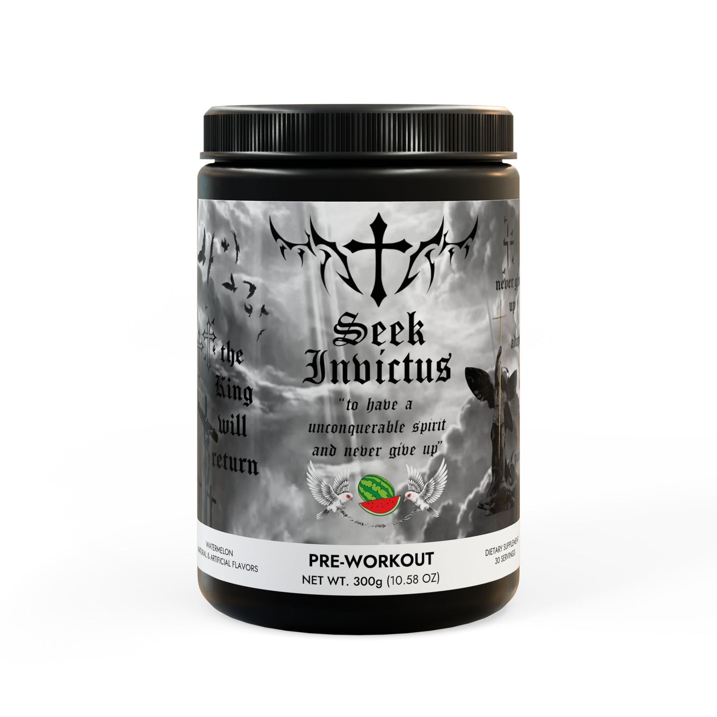 seek invictus Pre-Workout Supplement, Watermelon (300g, 10.58oz)