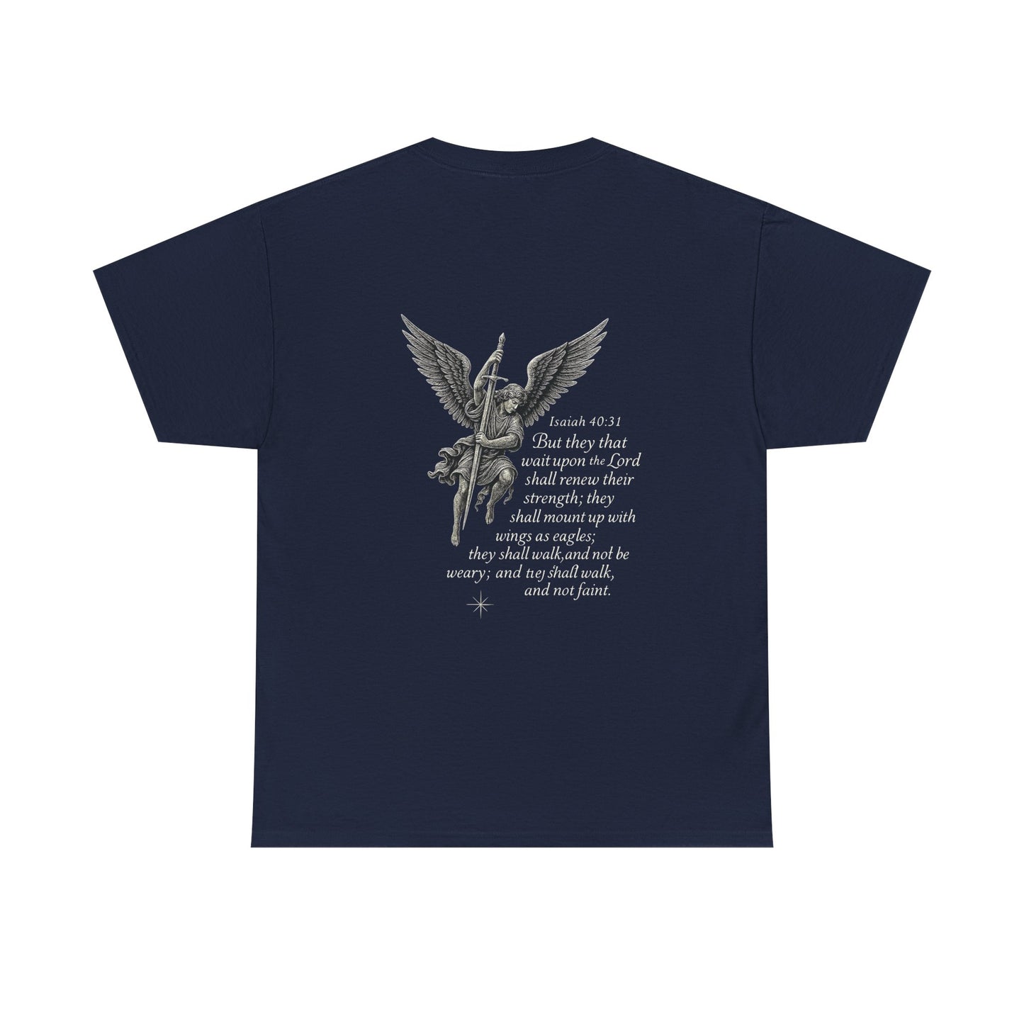 Isaiah 40:31 cotton tee