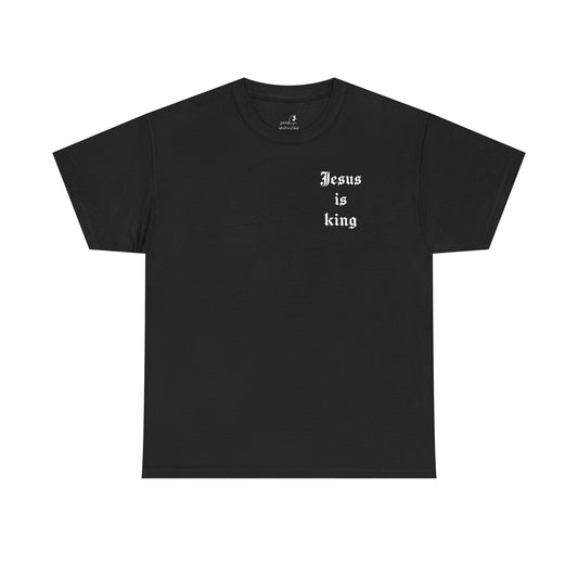 (Jesus Is King) unisex cotton tee