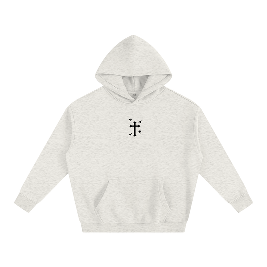 Cross & Birds Oversize Fleeced Hoodie